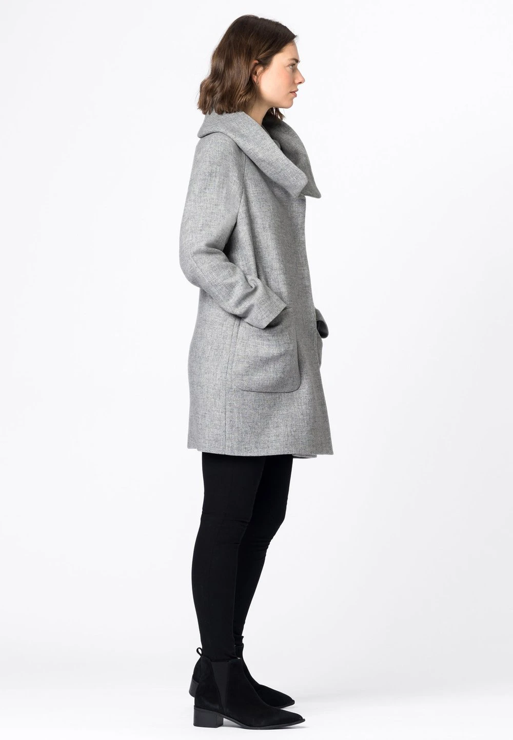 Prix Refroidis HALLHUBER Manteau classique manteaux col en v femme 3 Prix Refroidis HALLHUBER Manteau classique manteaux col en v femme – Image 3